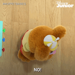 Fozzie Bear Scream No Muppet Babies GIF