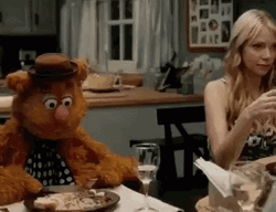 Fozzie Bear Shocked Stare What GIF
