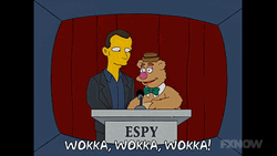 Fozzie Bear Wokka Simpsons GIF