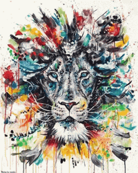 Fractal Color Art Leo GIF