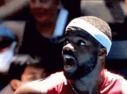 Francis Tiafoe Opening His Mouth GIF