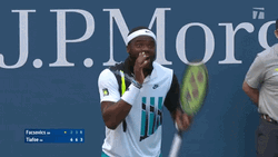 Francis Tiafoe Shocked GIF