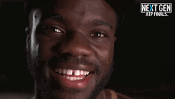 Francis Tiafoe Smiling GIF