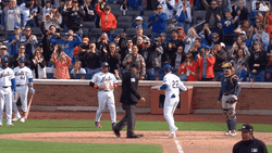 Francisco Alvarez Walking Backwards Rubbing Tummy GIF