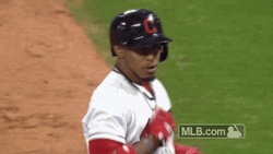 Francisco Lindor Kissing Hand GIF