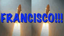 Francisco Space Rocket GIF