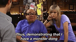Frank Reynolds Cheerfully Telling Story  GIF