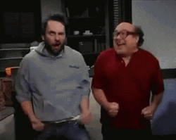 Frank Reynolds Happy Dance GIF