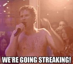 Frank The Tank Streaking GIF