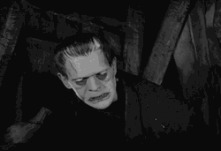 Frankenstein Grinning Monster GIF
