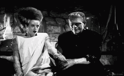 Frankenstein Monster Meeting Elizabeth GIF