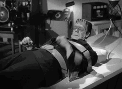 Frankenstein Monster Trying To Escape GIF