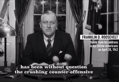 Franklin D. Roosevelt Address Quote GIF
