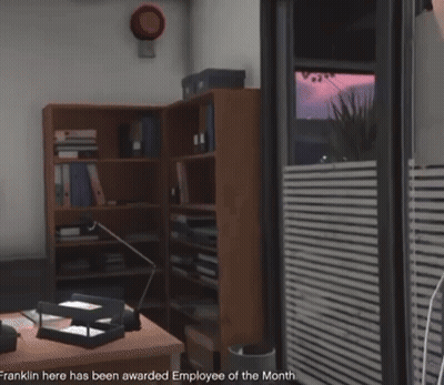 Franklin Has Been Awarded Employee Of The Month GIF