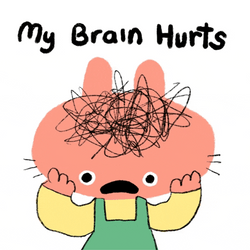 Frazzled Animated Rabbit GIF