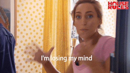Frazzled Woman House Rules TV Series GIF