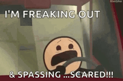 Freaking Out While Driving GIF