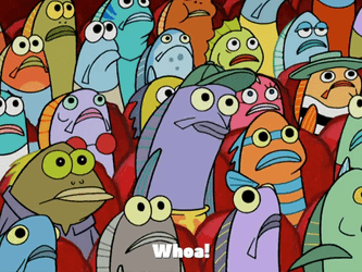 Freaky Fish Meme Spongebob GIF