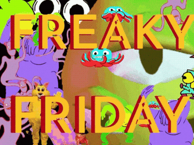 Freaky Friday Cartoon Characters GIF
