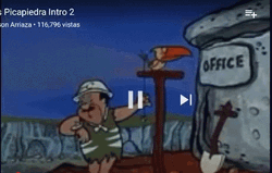 Fred Flintstone Car Whistle GIF