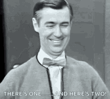 Fred Rogers Smiling Flipping Off  GIF