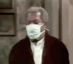 Fred Sanford Flu Mask On GIF