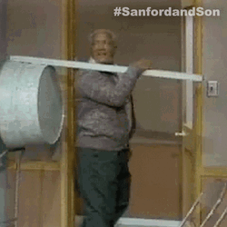 Fred Sanford Oops Door Bang GIF