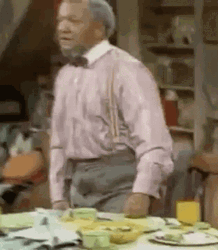 Fred Sanford Ready To Fight GIF