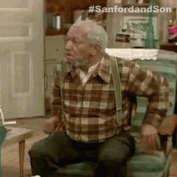 Fred Sanford Standing Up GIF