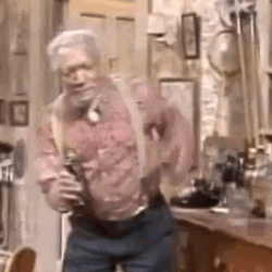 Fred Sanford Stumbling Drunk GIF