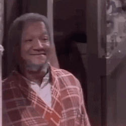 Fred Sanford What's Going On Happy GIF