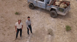 Fred Ward Looking Up GIF