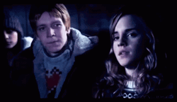 Fred Weasley Listening To Hermione GIF