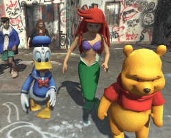 Fredbear Dancing Disney Characters GIF