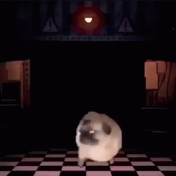 Fredbear Dancing Pug Mystery Background GIF