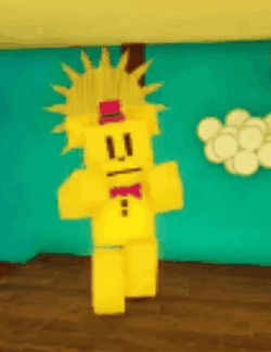 Fredbear Dancing Roblox Yellow Bear GIF
