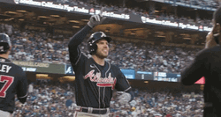 Freddie Freeman Arm Up GIF
