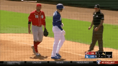  Freddie Freeman Hand Shakes GIF