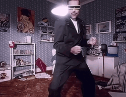 Freddie Mercury Cool Dance Moves GIF