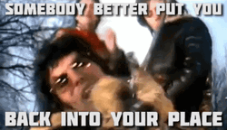 Freddie Mercury Put You Back Into Your Place GIF