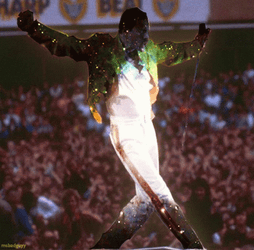 Freddie Mercury Shiny Pose Spotlight GIF