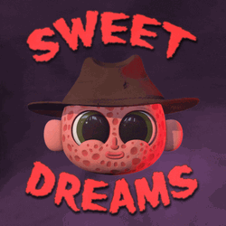 Freddy Chibi Goodnight Sweet Dreams GIF