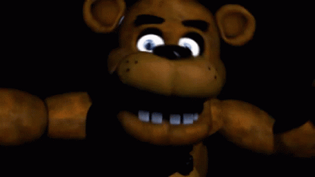 Freddy Fazbear Jumpscare FNAF Meme GIF
