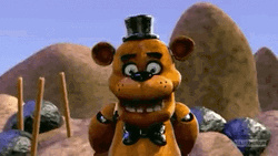 Freddy Fazbear Meme Fall On The Ground GIF