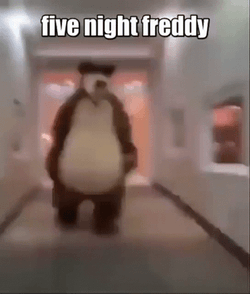 Freddy Five Nights At Freddy's Chase Meme GIF