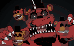 Freddy Jumpscare Five Nights At Freddy's Animation GIF