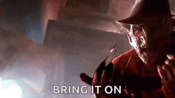 Freddy Krueger Bring It On GIF