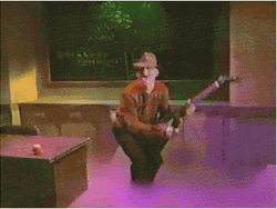 Freddy Krueger Guitar Jump GIF