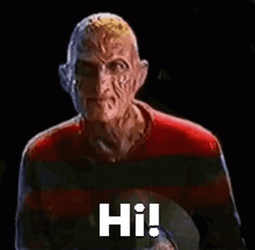 Freddy Krueger Saying Hi GIF