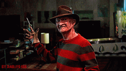 Freddy Krueger Well Hello GIF